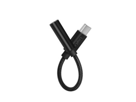 LogiLink Câble adaptateur USB-C - jack, 130 mm, noir