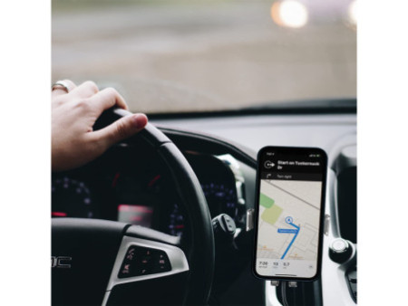 LogiLink Support de charge sans fil smartphone pour voiture