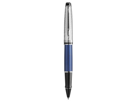 WATERMAN Stylo roller Expert Deluxe, métal - bleu C.T.