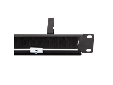 LogiLink Panneau guide-câble 19', 1 U, 4 étriers guide-câble