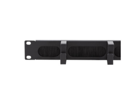 LogiLink Panneau guide-câble 19', 1 U, 4 étriers guide-câble