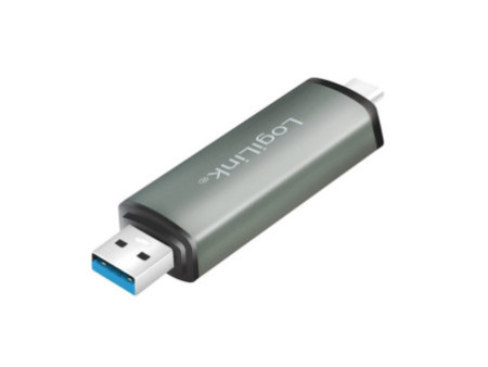 LogiLink Lecteur de cartes USB 3.2 Gen1, SD/micro SD, alu