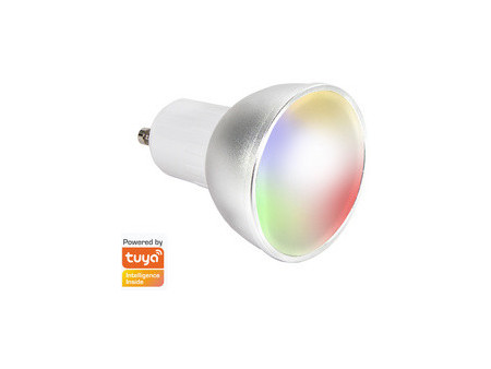 LogiLink Ampoule LED WiFi Smart, compatible Tuya, blanc