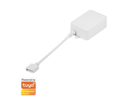 LogiLink Contrôleur RGB WiFi Smart, compatible Tuya, blanc
