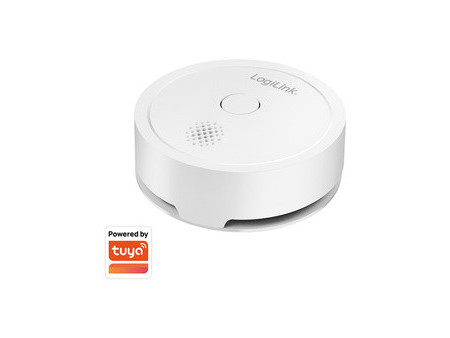 LogiLink Détecteur de fumée Smart Wi-Fi, blanc