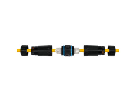 LogiLink Connecteur de câble extérieur, cat.6A/7/7A/8, noir