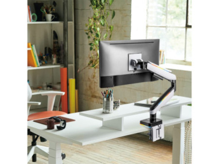 LogiLink Bras support pour écran gaming, noir/blanc