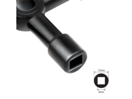 LogiLink Clé en croix universelle pour armoire électrique