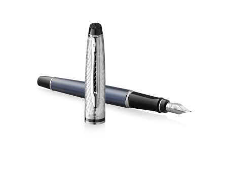 WATERMAN Stylo plume Expert Deluxe, métal - gris pierre C.T.