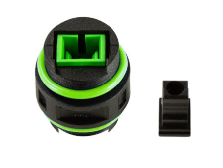 LogiLink Coupleur fibre optique avec 2 manchons de câble