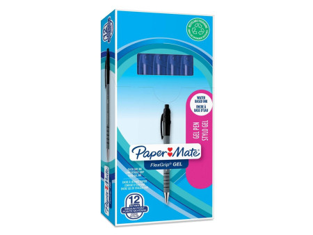 Paper:Mate Stylo encre gel FlexGrip GEL, bleu