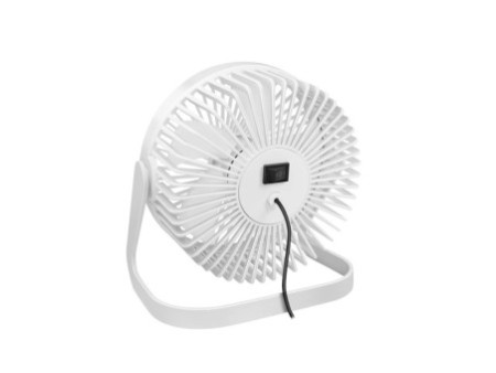 LogiLink Ventilateur de bureau USB, 40 dB, blanc