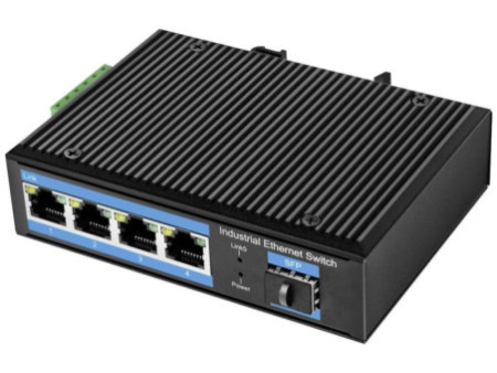 LogiLink Switch industriel Gigabit Ethernet, 4 ports
