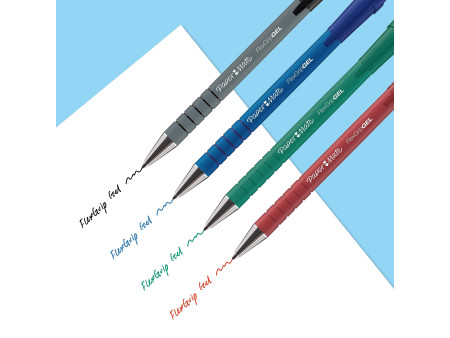 Paper:Mate Stylo encre gel FlexGrip GEL, blister de 4, noir