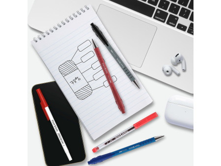 Paper:Mate Stylo encre gel FlexGrip GEL, blister de 4, noir