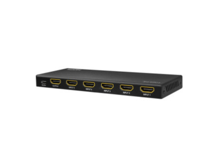 LogiLink 4K/60Hz Commutateur HDMI, 5 ports, noir