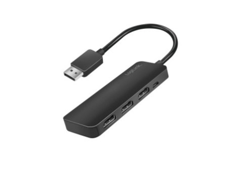 LogiLink Répartiteur 4K DisplayPort - HDMI, 3 ports, noir