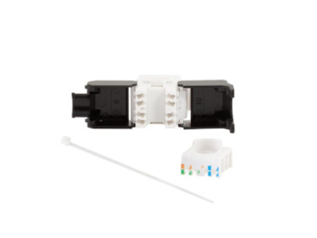 LogiLink Panneau de brassage 19' Keystone, 24 ports, noir