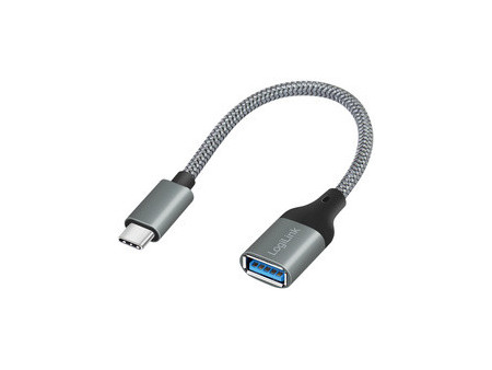 LogiLink Câble adaptateur USB 3.2, USB-C mâle USB-A femelle