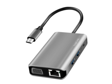 LogiLink Station d'accueil USB 3.2 (Gen 1), USB-C, 7 ports