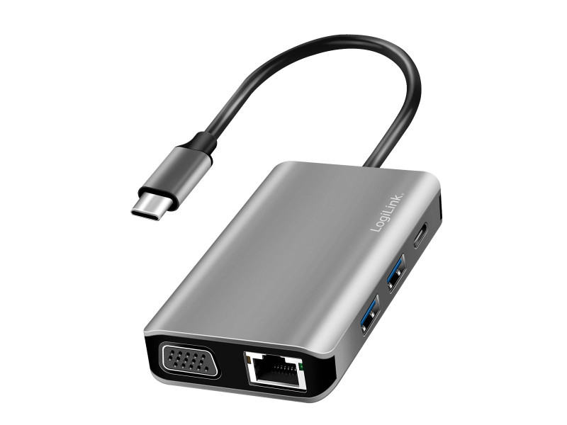 LogiLink Station d'accueil USB 3.2 (Gen 1), USB-C, 7 ports