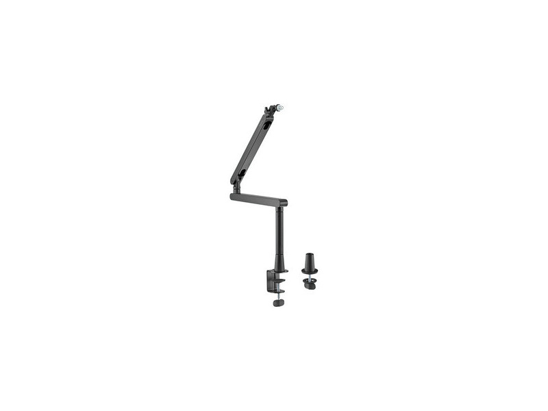 LogiLink Bras de microphone professionnel Boom, noir