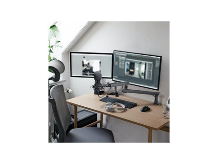 LogiLink Bras de microphone professionnel Boom, noir