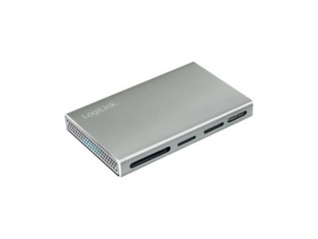 LogiLink Lecteur de cartes USB 3.2 Gen1, 5en1, boîtier alu