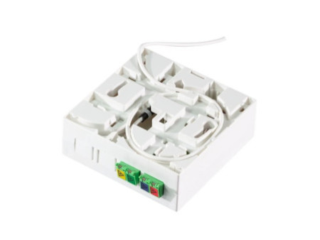 LogiLink Boîte d'épissure FTTH, câble de pose 50 m, blanc