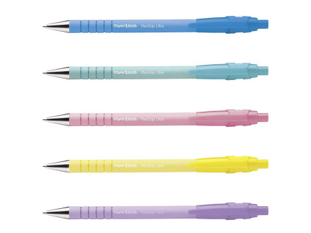Paper:Mate Stylo à bille FlexGrip Ultra Pastel, blister de 5