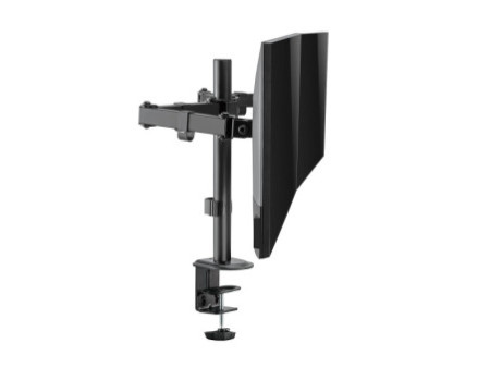 LogiLink Support double écran, longueur bras: 376 mm, noir