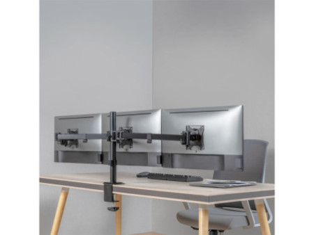 LogiLink Support triple écran, longueur bras: 658 mm, noir