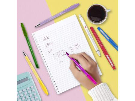 Paper:Mate Stylo à bille FlexGrip Ultra Pastel, blister de 5
