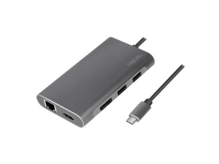 LogiLink Docking station USB 3.2 (gén.1), USB-C, 8 ports