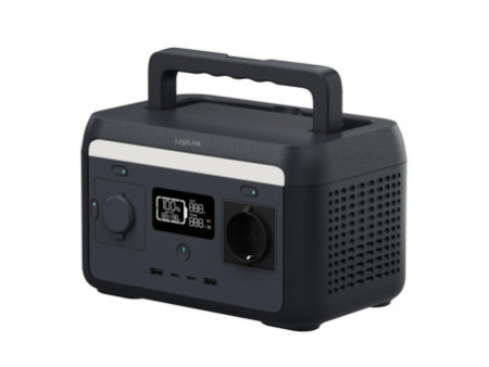 LogiLink Chargeur mobile/Powerstation, 300 watts, noir