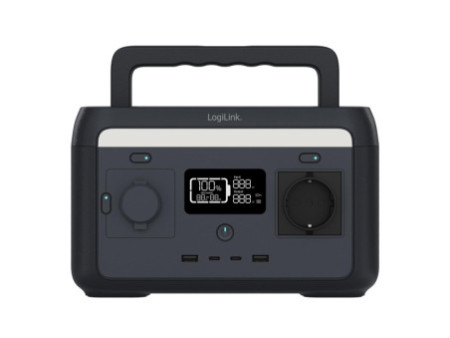 LogiLink Chargeur mobile/Powerstation, 300 watts, noir
