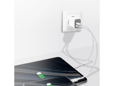 LogiLink Set de chargeurs rapides double USB, blanc