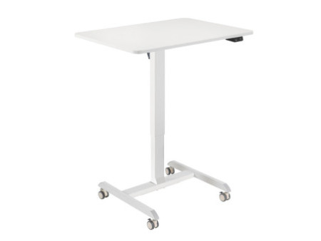 LogiLink Bureau d'ordinateur réglable, électrique, blanc