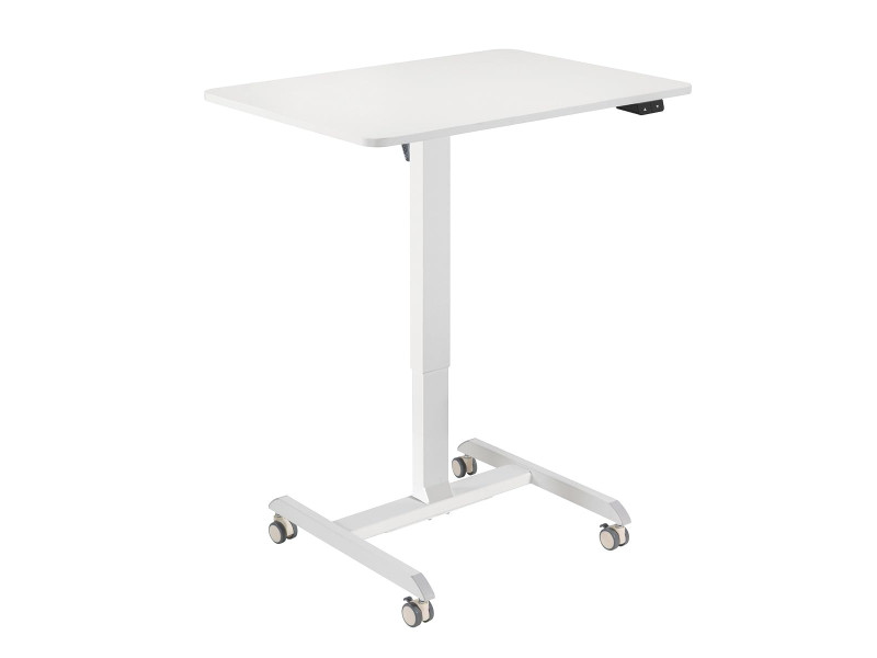 LogiLink Bureau d'ordinateur réglable, électrique, blanc