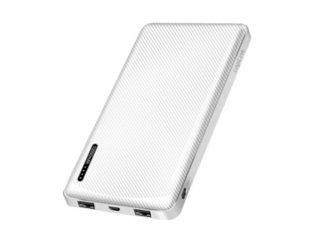 LogiLink Powerbank, 10.000 mAh, 2 USB-A, blanc