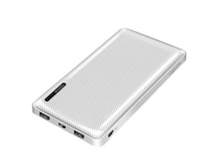 LogiLink Powerbank, 10.000 mAh, 2 USB-A, blanc