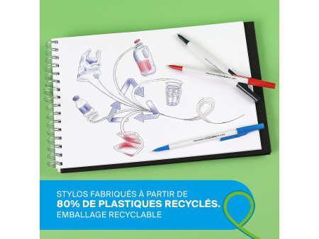 Paper:Mate Stylo à bille Kilometrico, blister de 8, assorti