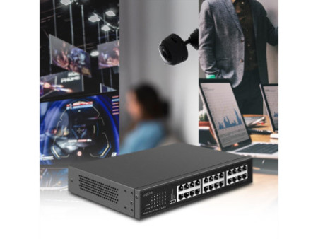 LogiLink Switch Gigabit Ethernet 19', 24 ports, Unmanaged