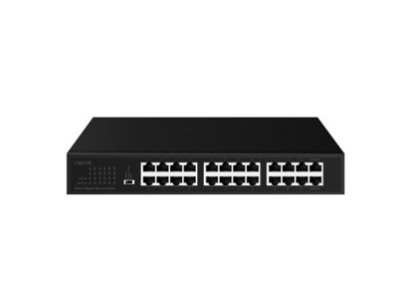 LogiLink Switch Gigabit Ethernet 19', 24 ports, Unmanaged