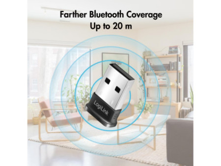 LogiLink Adaptateur USB - Bluetooth 5.3, noir