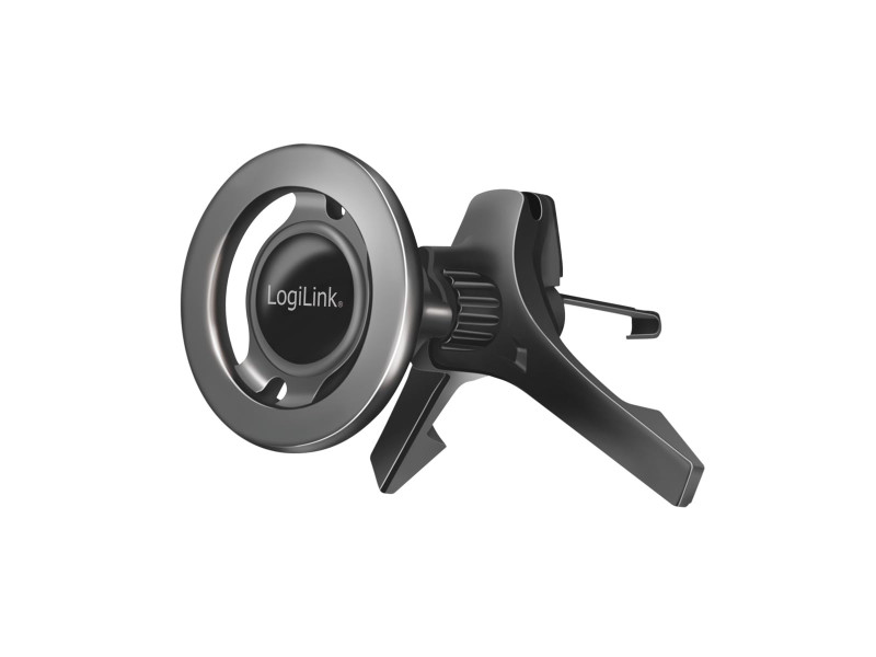 LogiLink Support magnétique 3 points pour smartphone, noir