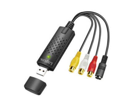 LogiLink Convertisseur audio & vidéo USB 2.0, noir