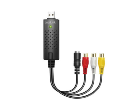 LogiLink Convertisseur audio & vidéo USB 2.0, noir