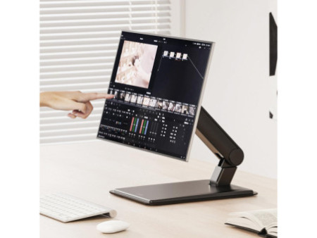 LogiLink Bras support pour écran tactile avec socle, noir
