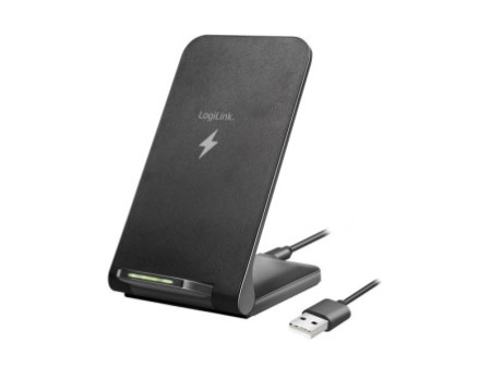 LogiLink Chargeur par induction, 15 watts, noir